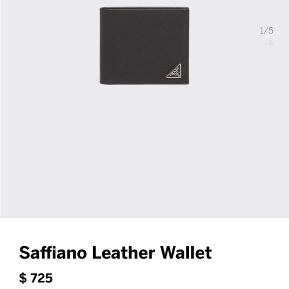 Prada Saffiano Leather Wallet - Picture 1 of 6